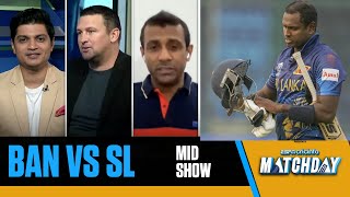 Matchday LIVE BAN vs SL  Drama in Delhi as Mathews is time out after Shakib appeals [upl. by Leonardo335]