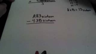 Adding and Subtracting in Hexadecimal [upl. by Dominga]