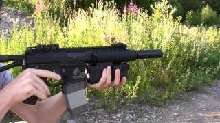 62rps KAC pdw amp hairtrigger airsoft [upl. by Nnaillek334]