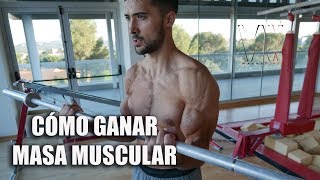 GANA masa MUSCULAR con un gimnasta OLÍMPICO  WX [upl. by Anyat727]