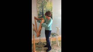 How to tune Harpsicle Harp on Adjustable Stand [upl. by Saeger]