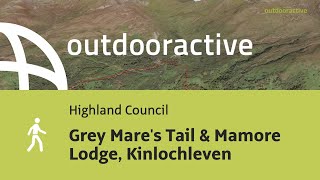 Grey Mares Tail amp Mamore Lodge Kinlochleven [upl. by Anaet]