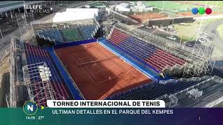 CÓRDOBA OPEN ATP 250 EL NUEVO ESTADIO DE TENIS EN EL KEMPES DESDE EL AIRE [upl. by Noiraa505]