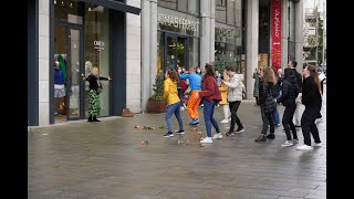 Flashmob Proposal Bruno Mars Marry You Hamburg 2022  Sweetest and Coolest Reaction by Bride [upl. by Calia611]