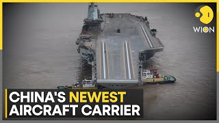 Chinas first Super Carrier heads to sea  World News  WION [upl. by Kyne]