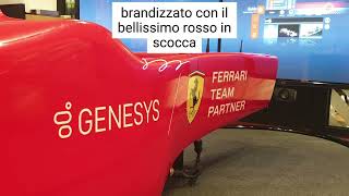 Simulatore F1 Genesys Ferrari Team Partner al GSummit Parigi [upl. by Oilcareh]