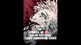 Gojo satoru death editedit jujutsukaisen gojosatoruedit gojosatoru jujutsukaisenedit [upl. by Avivah]