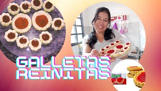 COMO HACER GALLETAS REINITAS RECETA FACIL PASO A PASO lacocinadenelsinparra [upl. by Ludovika]