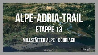 Millstätter Alpe – Döbriach  AlpeAdriaTrail  Etappe 13  GPSTrack [upl. by Drye]