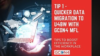 GCON4 MFL as a Data Migration Tool for Unit4 ERP Unit4 Business World  Agresso [upl. by Damara]