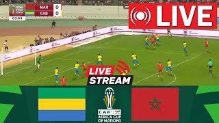 🔴LIVE Morocco vs Gabon  AFCON 2025 Qualifiers  Live Match Today [upl. by Olli167]