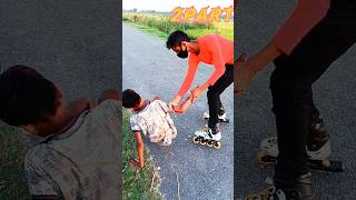 Emotional 😭 skating video skater viralshorts shorts skatergirlreaction publicreactionskating [upl. by Epolulot]