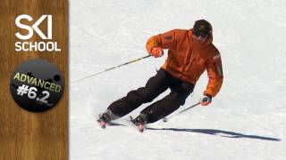 HOW TO CARVE on Skis  Advanced Ski Lesson 62  Carving [upl. by Akayas]