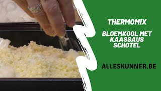 Thermomix bloemkool met kaassaus schotel [upl. by Dihsar]