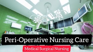 Perioperative Nursing Care In Hindi  Preoperative Nursing Care [upl. by Axela]