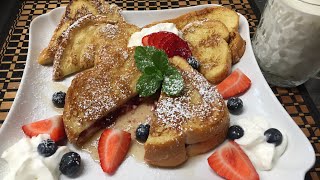 FRENCH TOAST TOSTADO A LA FRANCESA  DELICIOSA RECETA [upl. by Nireves66]