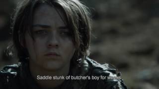 S04E10 GoT Commentary  Arya leaves The Hound [upl. by Ddej103]