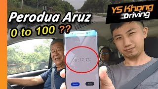 Perodua Aruz Test Drive Review  0 to 100 Time Most Affordable 7Seater  YS Khong Driving [upl. by Bernardi]