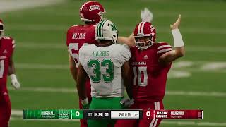 CFB 2024 Season Sun Belt Conference Championship Game Marshall  Louisiana [upl. by Dich]