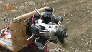 ASP FS400AR Four Stroke 5 Cylinder Glow Engine [upl. by Annadiane]