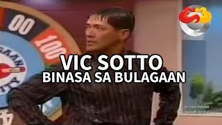 Vic Sotto Binasa sa Bulagaan [upl. by Ettecul997]