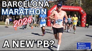 CONQUERING the Zurich Barcelona Marathon 2024 Race Day Experience [upl. by Hands18]