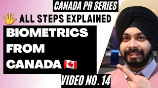 How to book and give Biometrics for Canada visa and PR all steps explained [upl. by Lenaj61]