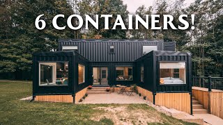 Massive 6 unit Shipping Container Home Airbnb  Woodside Container Full Tour [upl. by Falda]