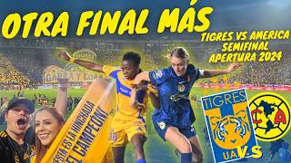 TIGRES FEMENIL VS AMERICA FEMENIL  SEMIFINAL VUELTA APERTURA 2024  LIGA MX FEMENIL [upl. by Shing]