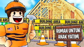 🔴Pemenang Giveaway🔴 Roleplay Sedih Horangi Bina Rumah Untuk Anak Yatim Roblox Malaysia [upl. by Guntar]