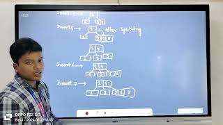 B Tree Example in DBMS Construct B Tree having degreeorder 3 Bipul Dhali [upl. by Nybbor]