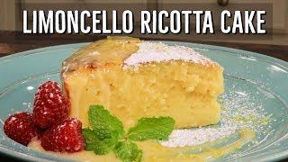 Limoncello Cake Easy Ricotta and Limoncello Cake Recipe [upl. by Bille]