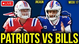 NEW ENGLAND PATRIOTS VS BUFFALO BILLS LIVE STREAM WEEK 17 REACTION WATCH LIVE PLAY BY PLAY SCORES [upl. by Carlyn]