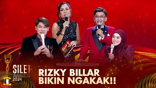 LUCU BANGET Rizky Billar Nyindir Melaney Ricardo KURUS  SILET AWARDS 2024 [upl. by Alejo]