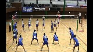 第８６回 全日本９人制バレーボール総合男子選手権大会 準決勝 横河電機対住友電工伊丹 [upl. by Leahcimnaes]