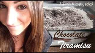 Chocolate Tiramisu  Five Minute Pastry School [upl. by Neilson]