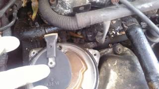 Distributor Cap and Rotor removed replaced 1998 Mercury Villager [upl. by Ahsaten132]