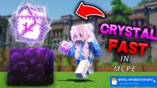 CRYSTAL OPTIMIZER FOR MCPE 120  Just Like Java [upl. by Nnahteb]