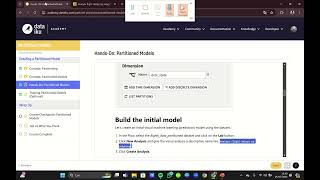 Partitioned Model in Dataiku [upl. by Negyam]