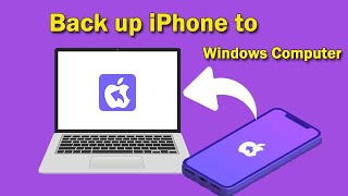 How to Back up iPhone to Windows Computer without iTunes [upl. by Kuth]