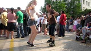 More excellent zydeco dancing at Festival International 2011 [upl. by Gylys574]