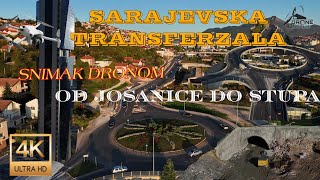 SARAJEVSKA TRANSFERZALA  od Jošanice do Stupa  Kompletna dionica u jednom videu 4K dronekamenjas [upl. by Demaria]