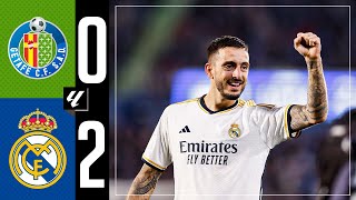 Getafe CF 02 Real Madrid  HIGHLIGHTS  LaLiga 202324 [upl. by Tani781]