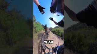 Massive 33ft canyon MTB gap unlocked So stoked I got this gnarly mountain bike jump MTB adventure [upl. by Boyer]