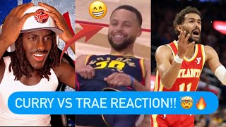 Reaction To Warriors Vs Hawks WILD GAME Highlights [upl. by Seidel]