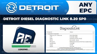 DETROIT DIESEL DIAGNOSTIC LINK 820 SP0  INSTALLATION [upl. by Linson]