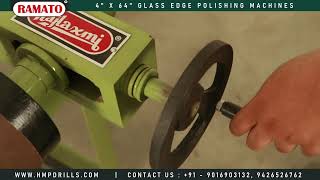 Glass Polisher Buffing Polishing Machine Manufacturer Rajkot Gujarat INDIA  Abrasive Belt Grinders [upl. by Zeculon600]