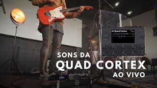 Usando QUAD CORTEX  Ao Vivo  GUITAR CAM [upl. by Berthold957]