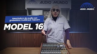 Mezcladora de audio con grabadora multitrack marca Tascam Modelo Model 16 [upl. by Vedetta]