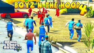 GTA 5 ONLINE  BOYZ N THE HOOD PART 4  BLOODS VS CRIPS [upl. by Edda]